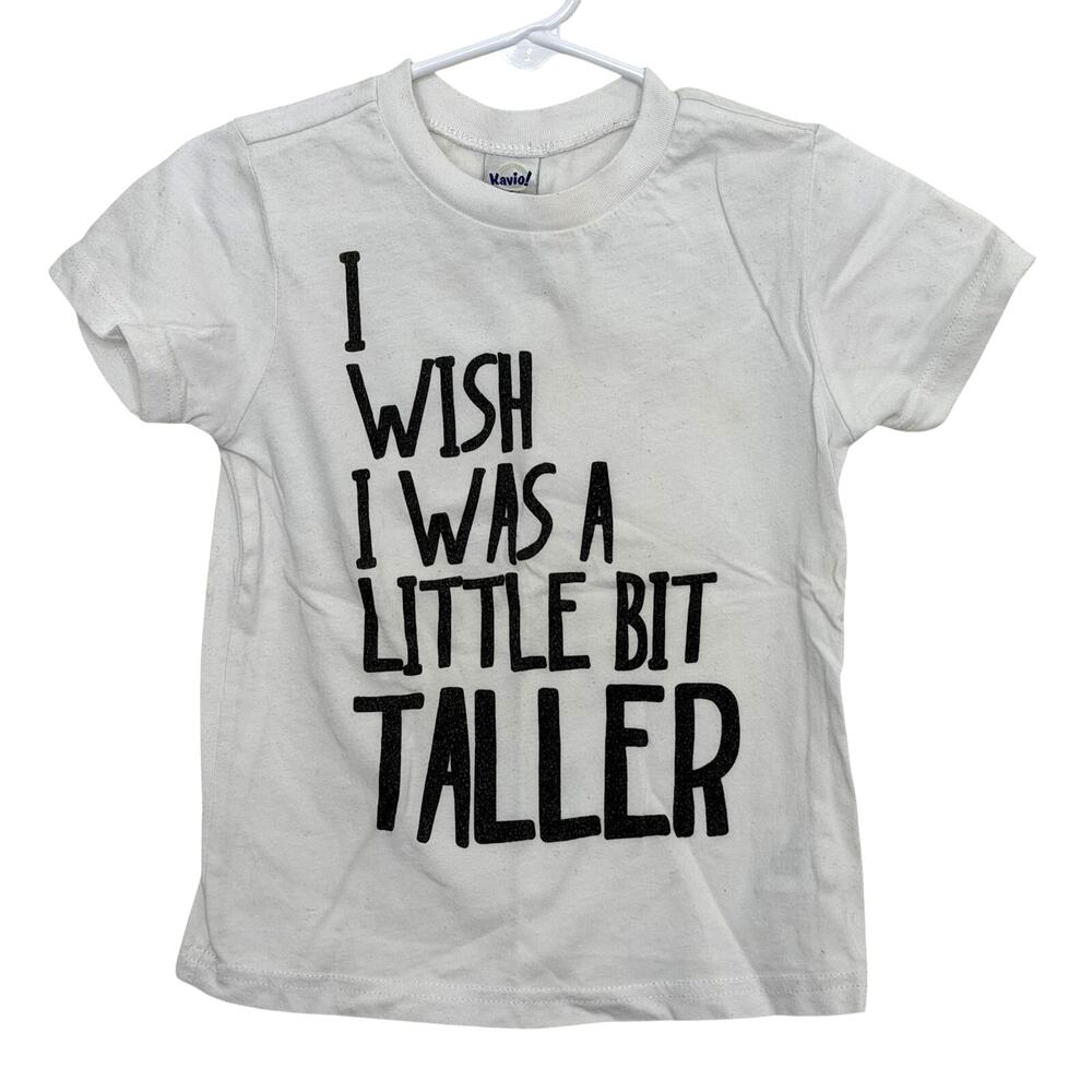 Trilogy Graphic Short Sleeve T Shirt Top Size 3T White Black